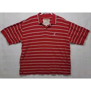 Mens University of Alabama Polo Shirt Short‎ Sleeve 2X Pressbox All Cotton